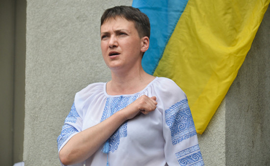 Депутат Верховной рады Украины Надежда Савченко