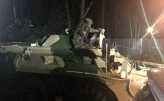 Спецоперация по задержанию стрелка в поселке Кратово