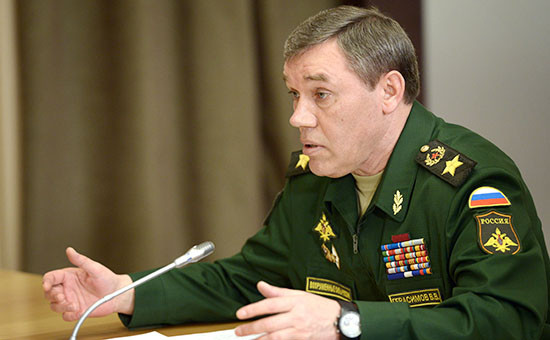Начальник Генерального штаба Вооруженных сил РФ Валерий Герасимов