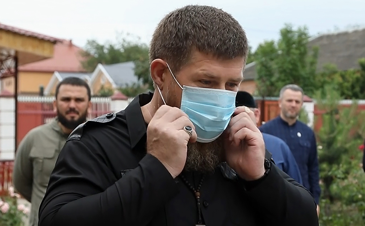 Рамзан Кадыров на голосовании по поправкам в Конституцию РФ