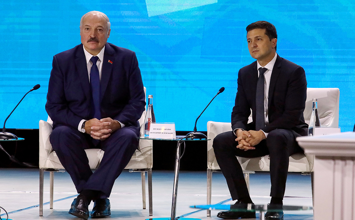 Александр Лукашенко и Владимир Зеленский