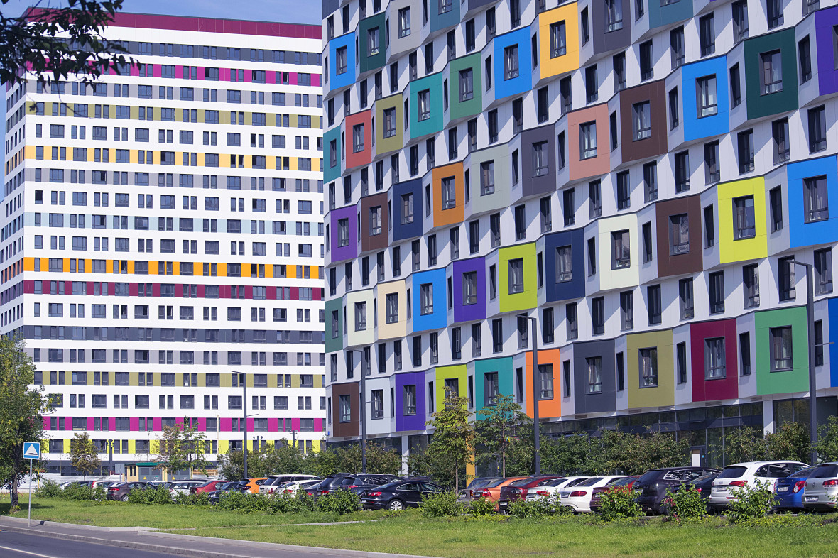 Вид на жилой комплекс ГК «ПИК» Green park в Москве