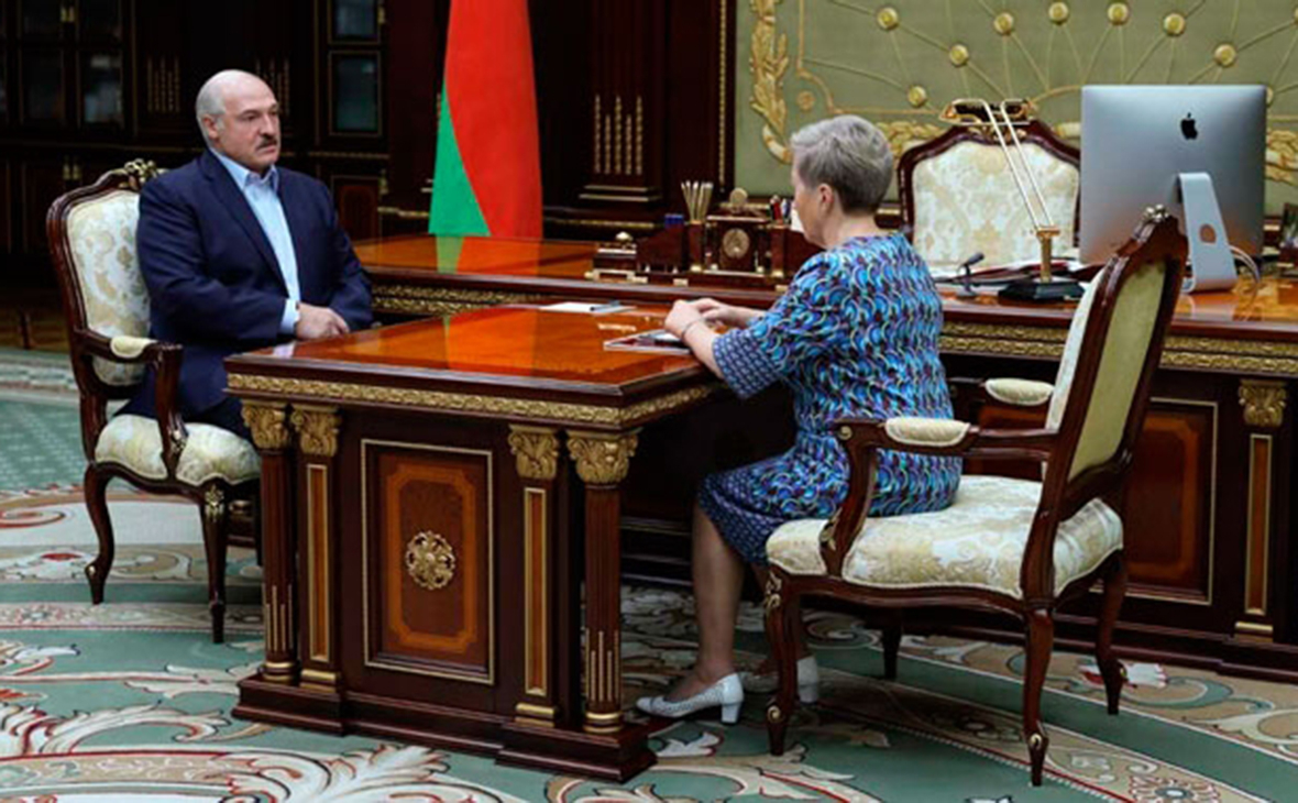 Александр Лукашенко и Надежда Ермакова