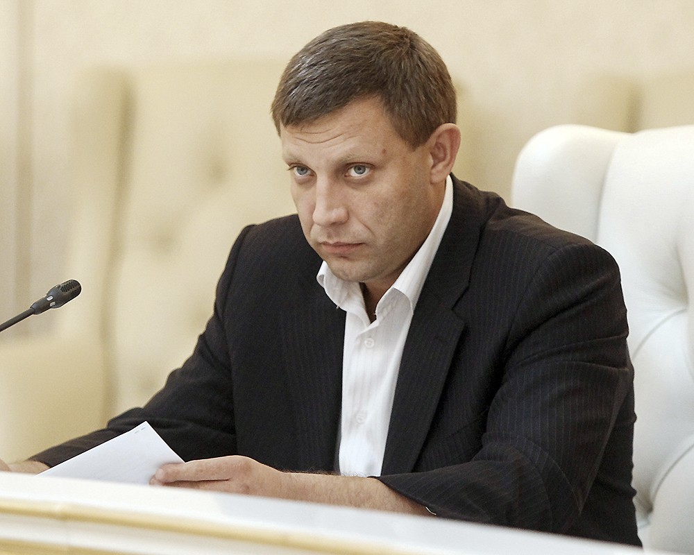 Премьер-министр ДНР Александр Захарченко