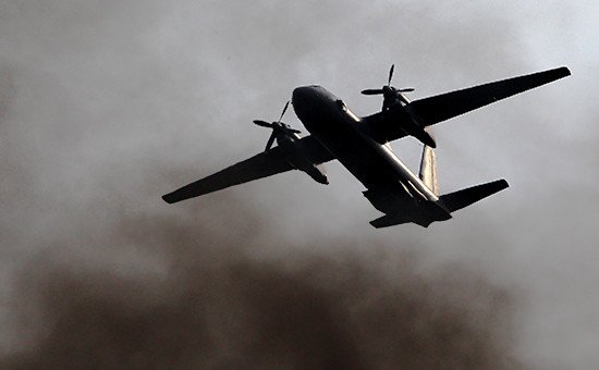 Самолет Ан-26. Апрель 2015 года