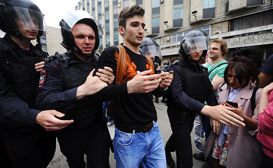 Задержания в Москве