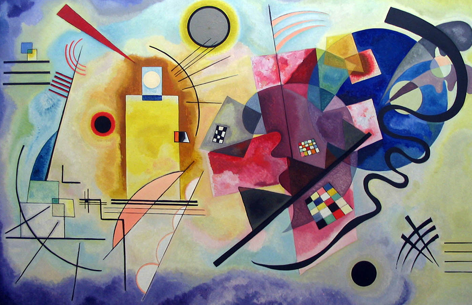 Василий Кандинский. «Желтое-красное-синее», 1925