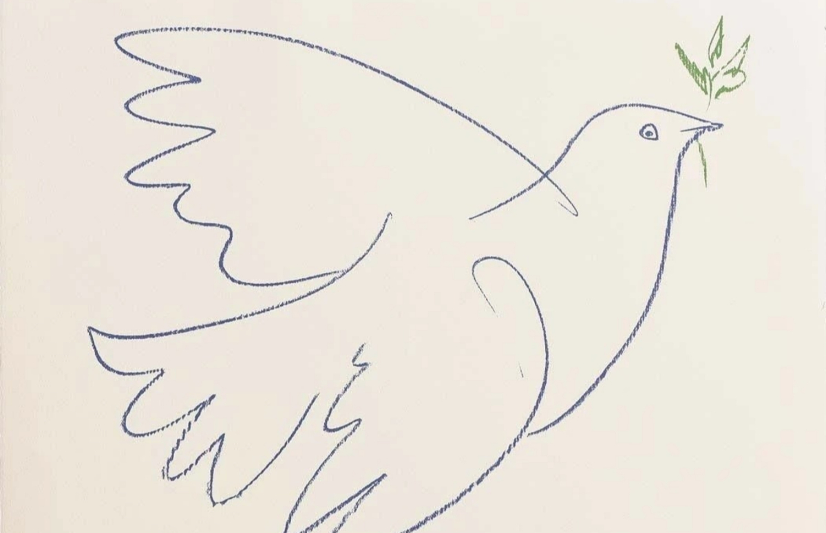 «Синий голубь мира», Пабло Пикассо, 1961