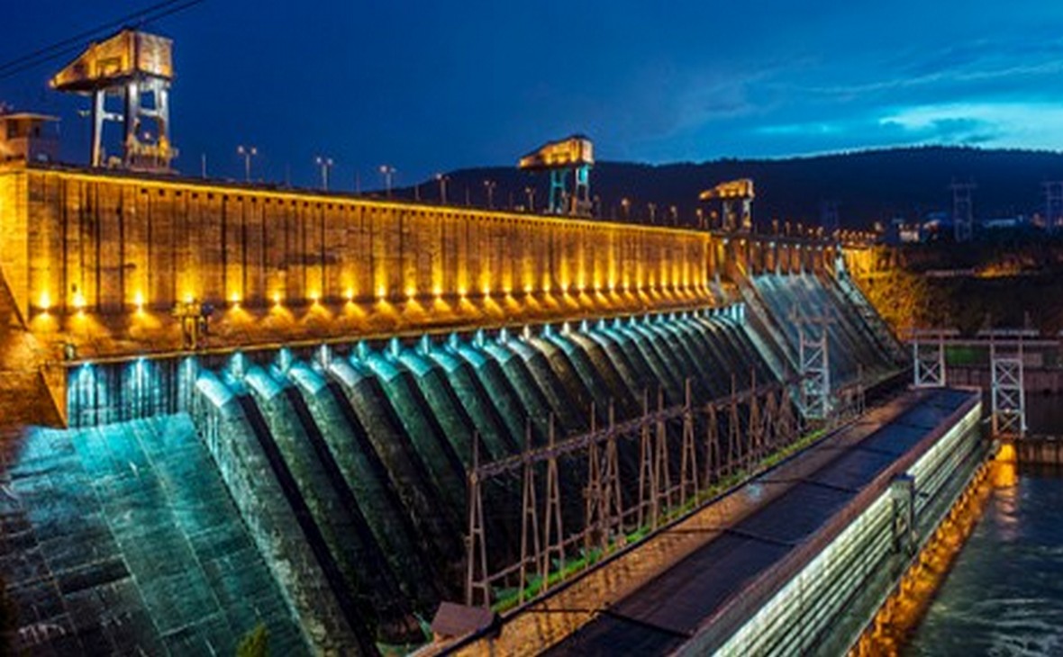 Подконтрольная En+ плотина Красноярской ГЭС