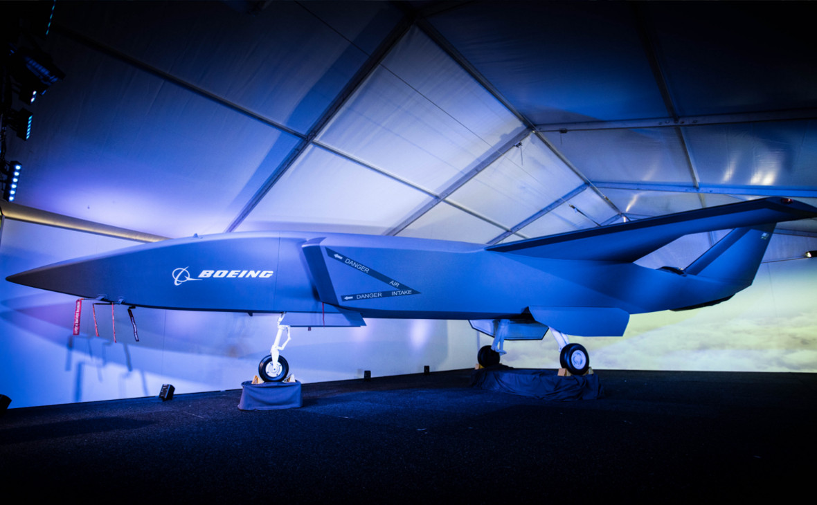 Модель беспилтника&nbsp;Boeing Airpower Teaming System была представлена ​​на австралийском международном авиашоу 27 февраля