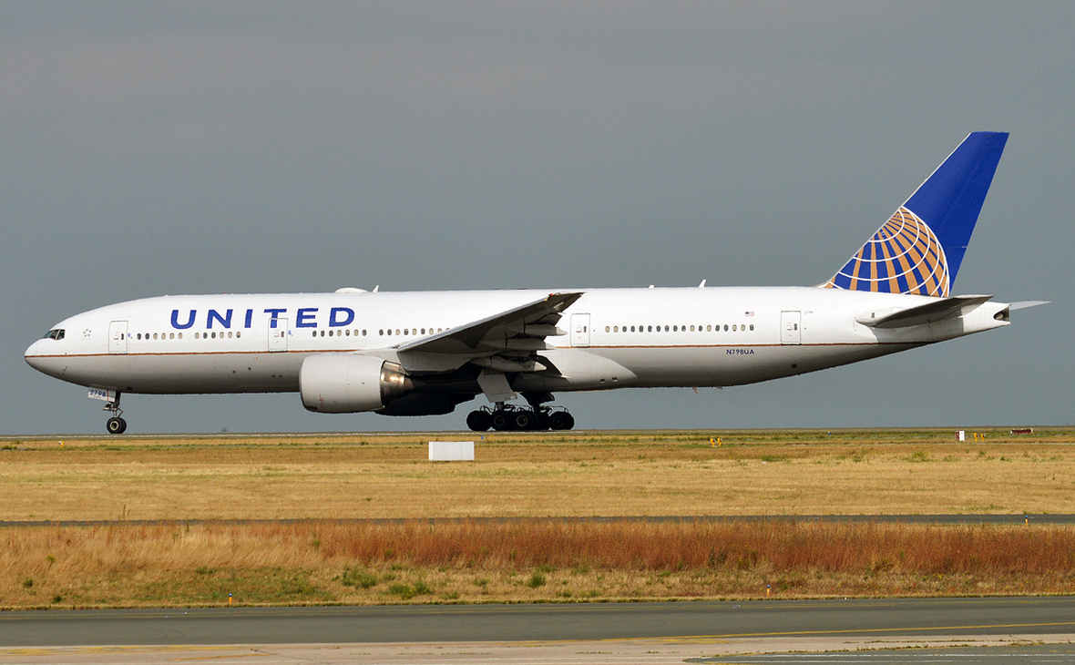 <p>Boeing авиакомпании United Airlines</p>
