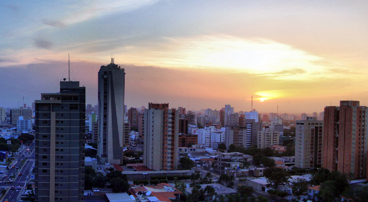 Венесуэльский город Маракайбо