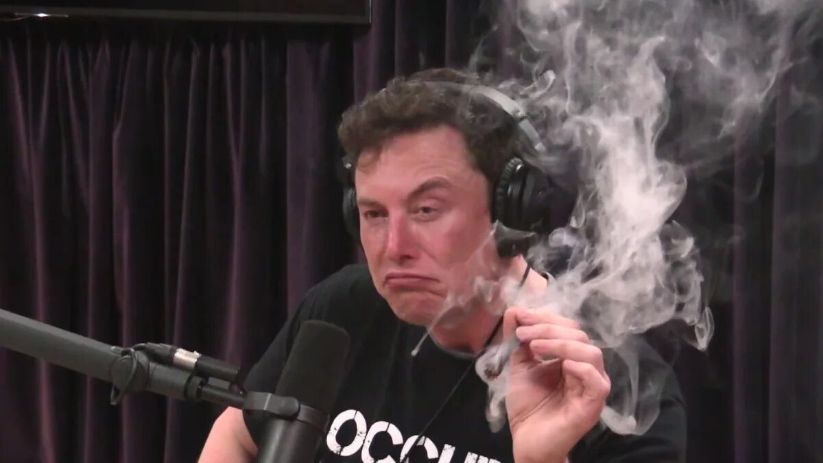 После курения Маском марихуаны в прямом эфире акции Tesla потеряли в цене 10%&nbsp;