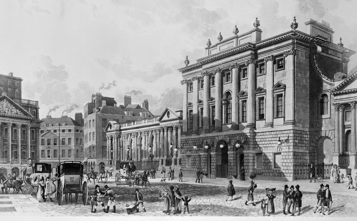 Гравюра Банка Англии 1816 года