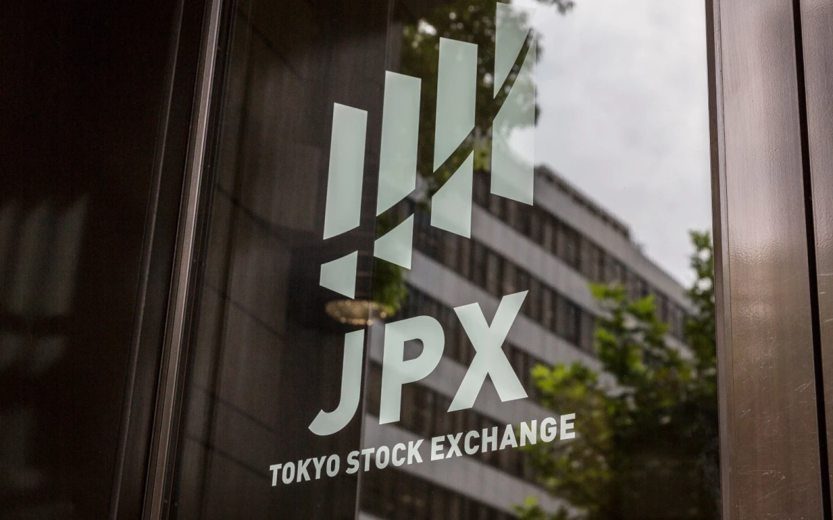<p>Токийская фондовая биржа</p>