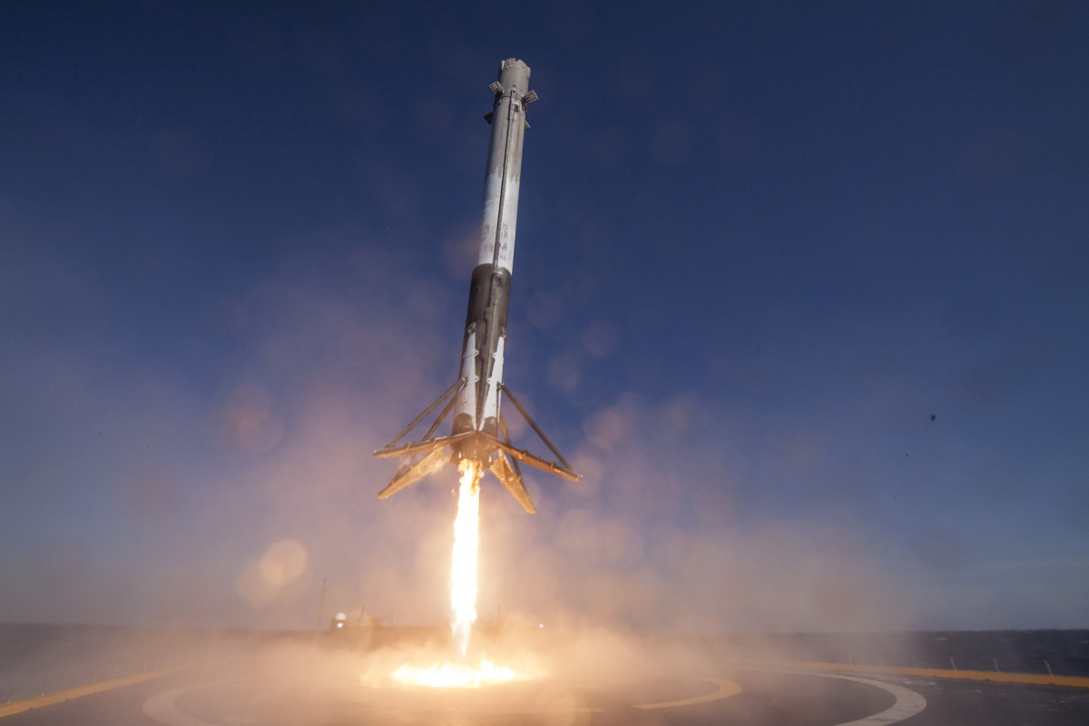 Посадка ракеты Falcon 9