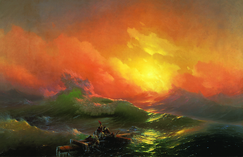 И.К.Айвазовский. «Девятый вал», 1850 г.