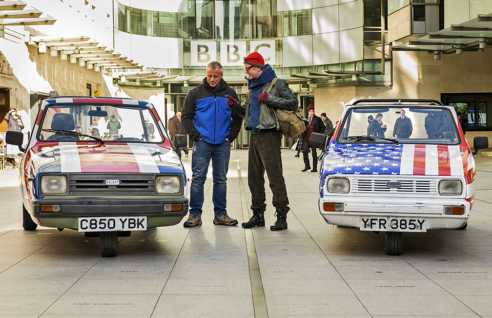 Ведущие обновленного шоу Top Gear Мэтт ЛеБлан и Крис Эванс