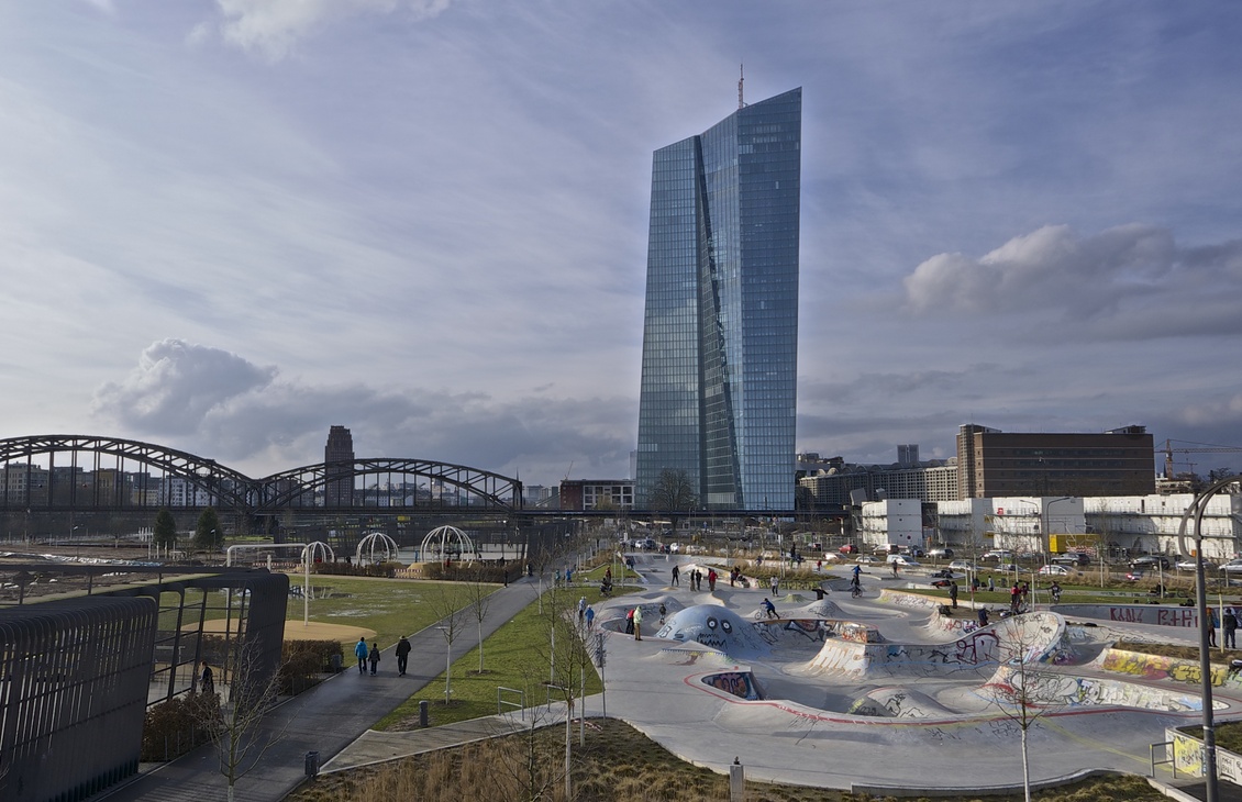 <p>Здание Европейского Центробанка в немецком городе Франкфурт-на-Майне</p>
