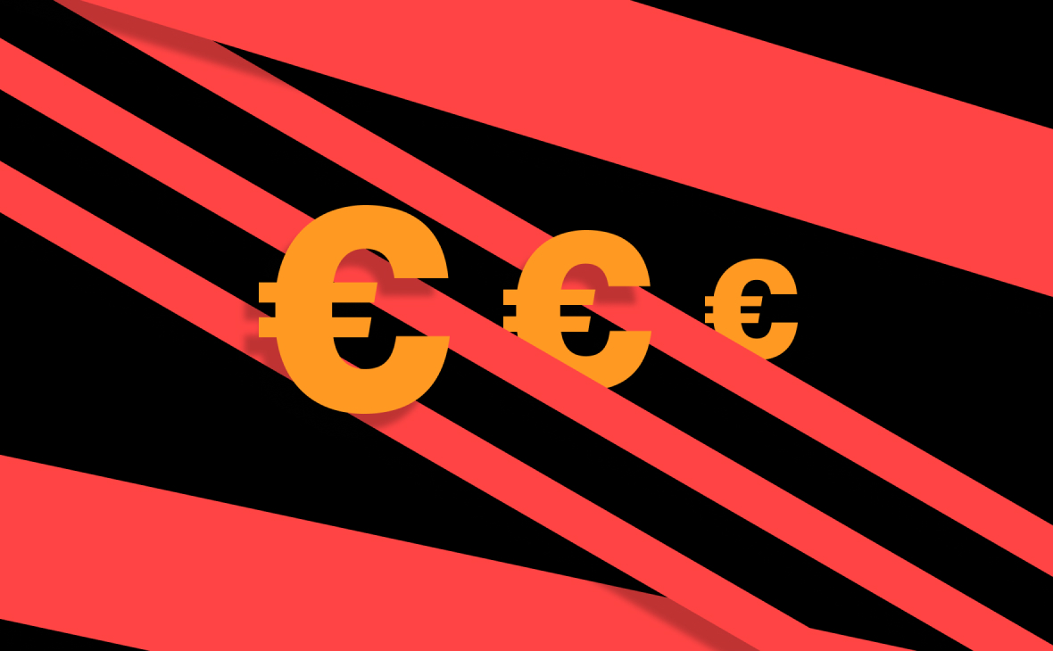 Курс евро опустился ниже ₽79 впервые с разрыва сделки ОПЕК