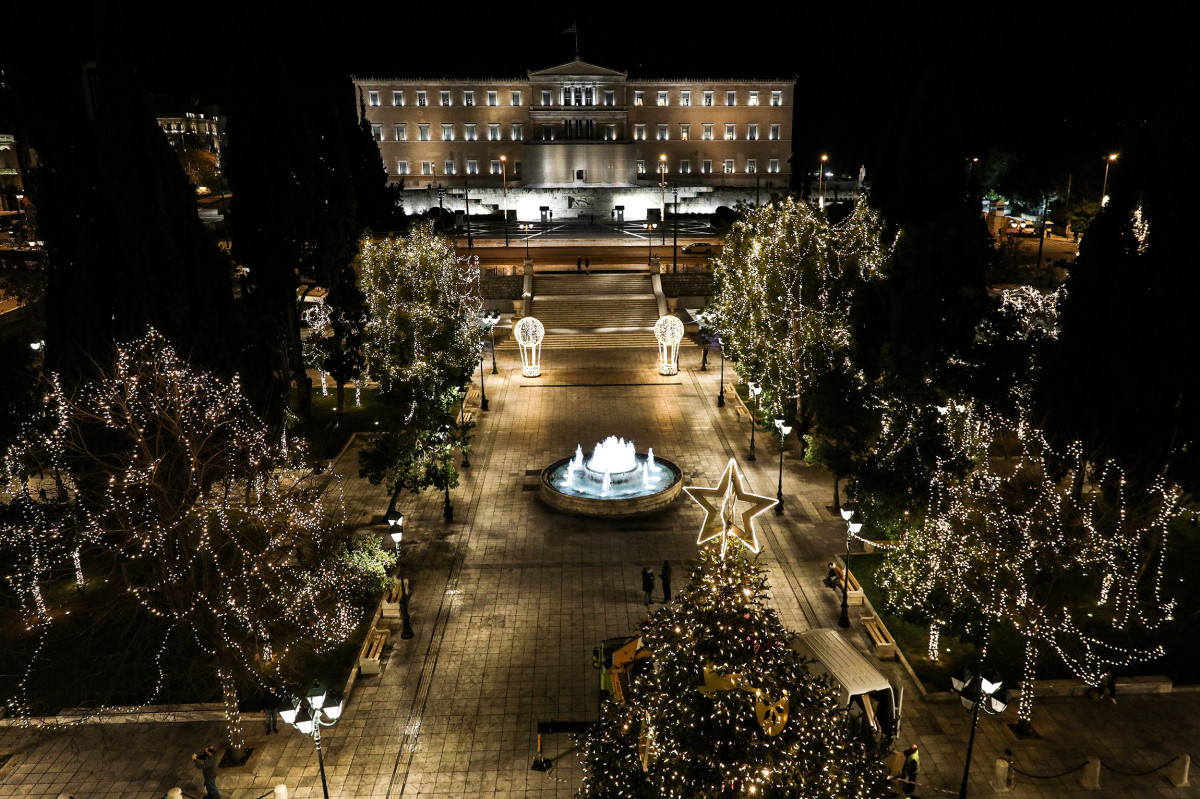 Площадь Синтагма в Афинах, Греция