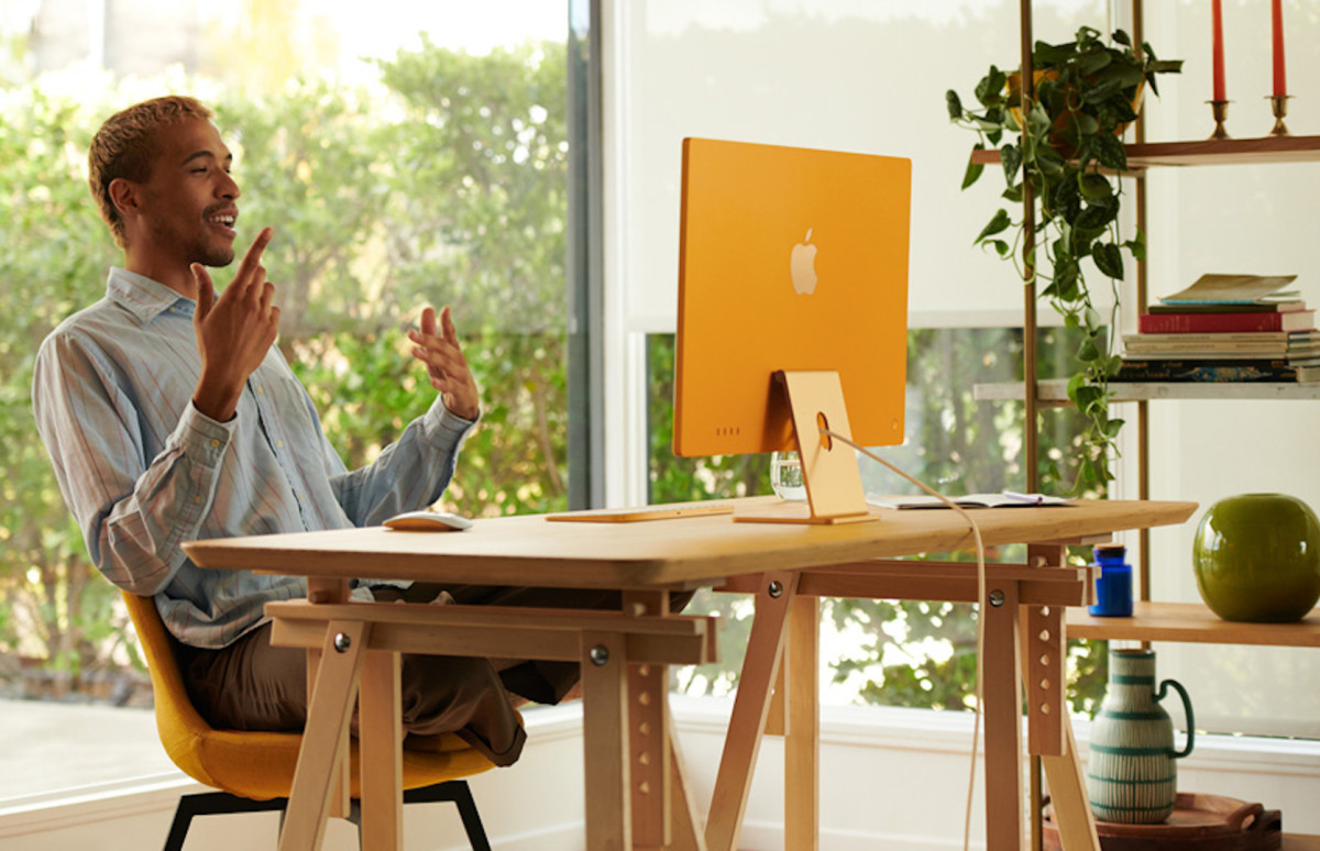 Новый моноблок iMac с диагональю экрана 24 дюйма