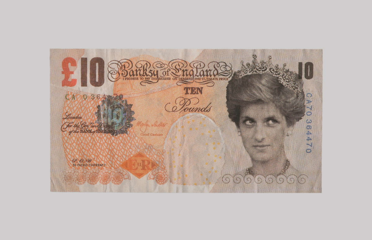 Бэнкси, Di-Faced Tenner