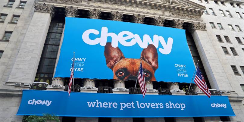Акции интернет-магазина Chewy взлетели на 18% после выхода отчета