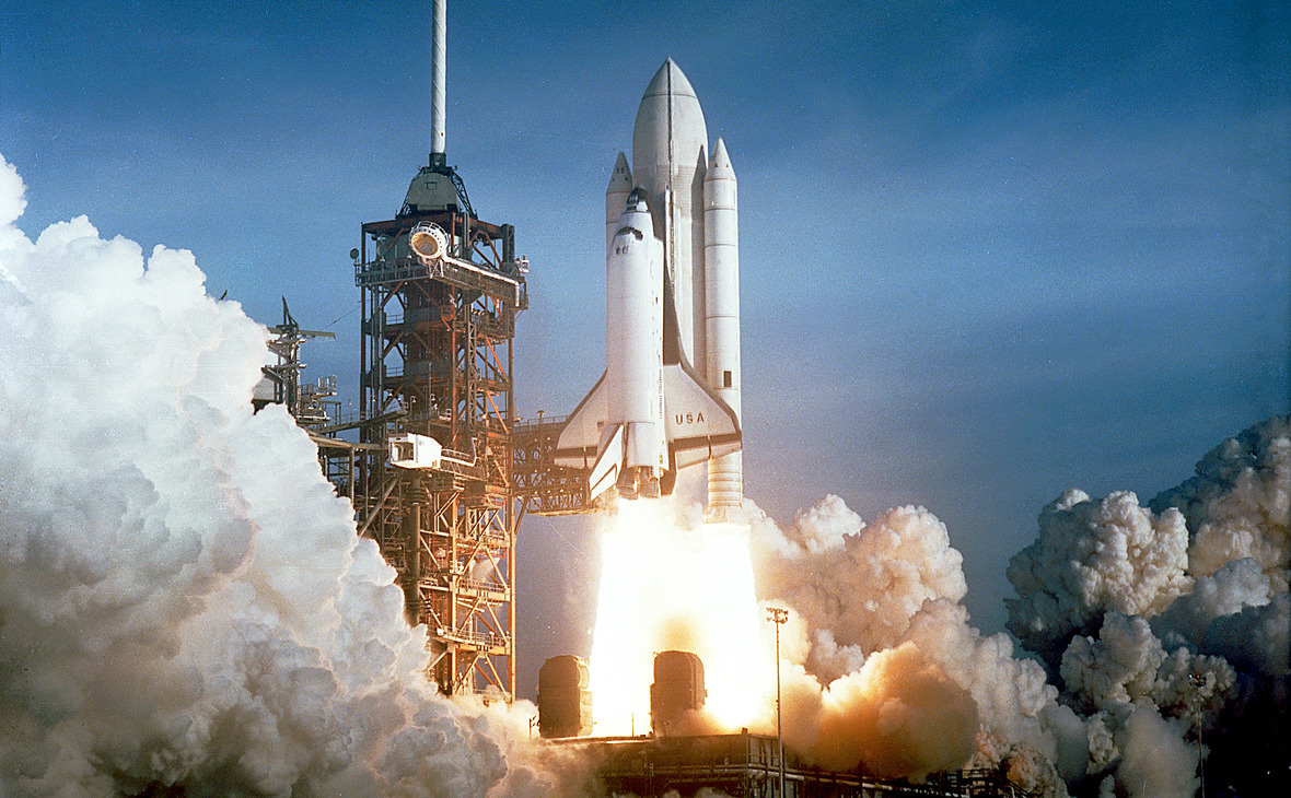 Первый запуск космического шаттла &laquo;Колумбия&raquo; в начале восьмидесятых