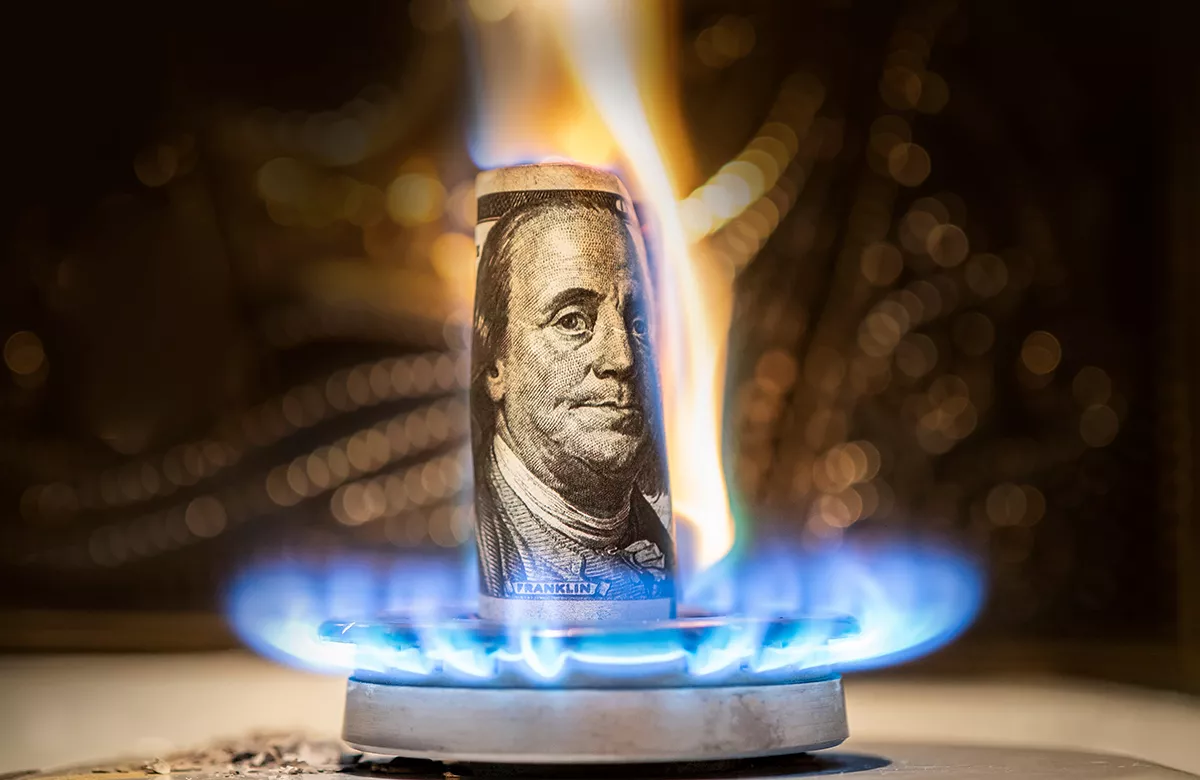 Расчетная цена за газ достигла рекордного показателя с 1996 года