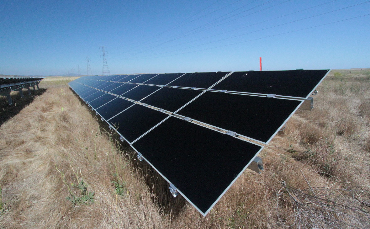 Солнечные панели First Solar в Калифорнии