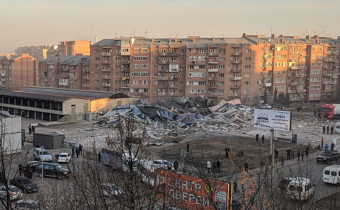 В супермаркете во Владикавказе прогремел мощный взрыв