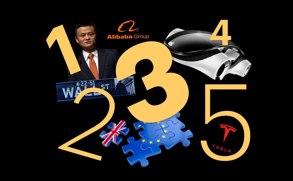 События недели на рынке: обвал Alibaba, беспилотник Apple и сделка Brexit