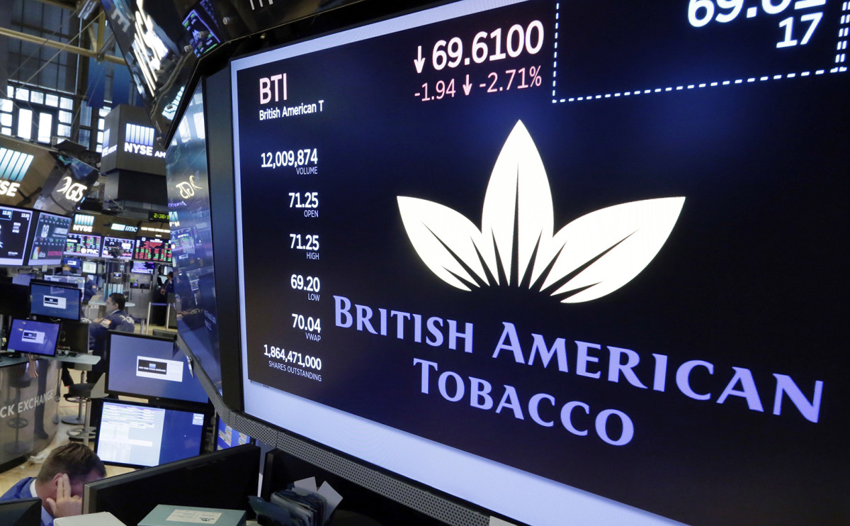 Выручка British American Tobacco выросла на 7%