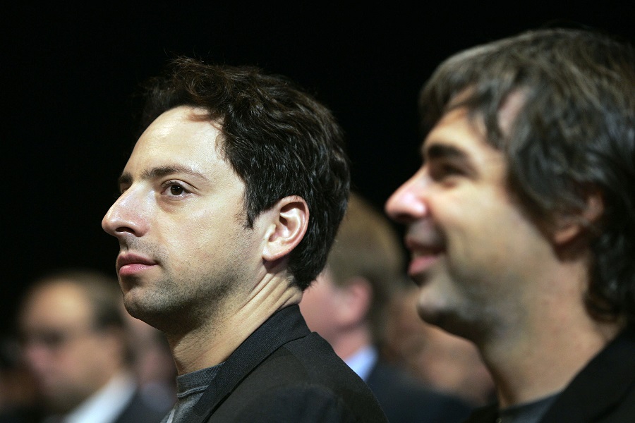 Основатели Google Сергей Брин (слева) и Ларри Пейдж (справа)