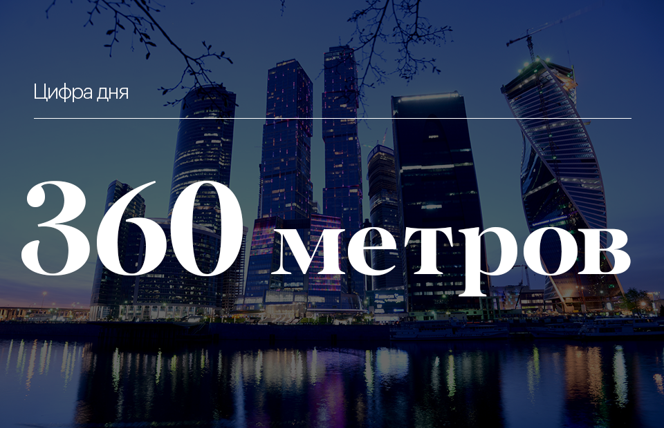 Вид на башни комплекса «Москва-сити»