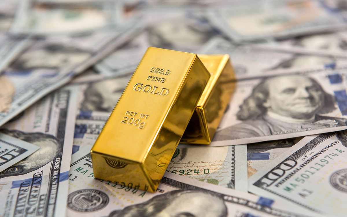 Стоимость золота впервые с 11 февраля упала ниже $1850 за унцию
