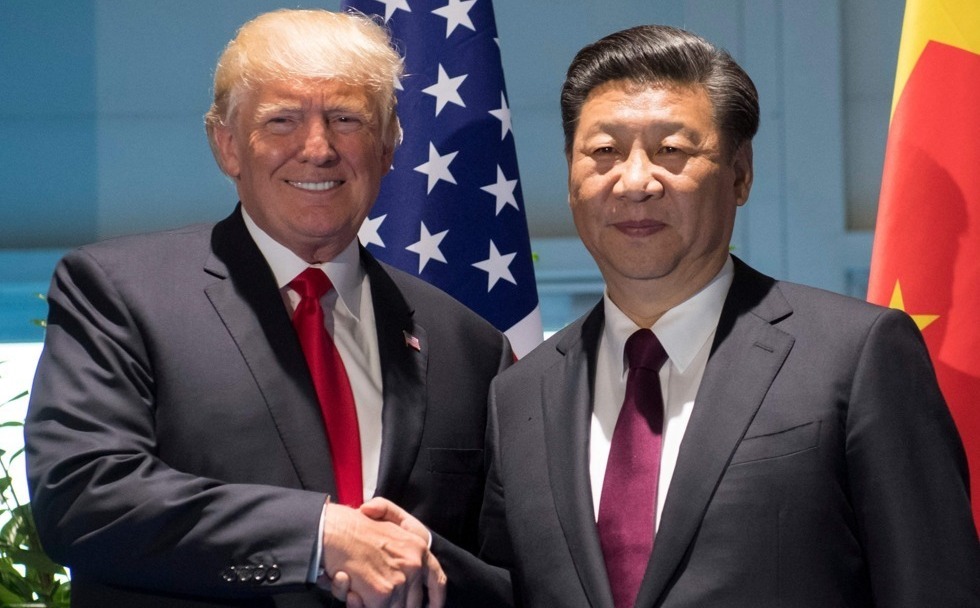 Президент США Дональд Трамп и глава КНР Си Цзиньпин