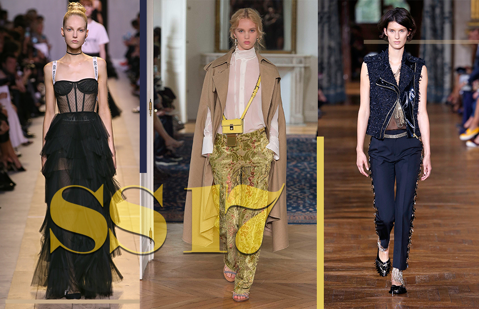 Модели с показов Dior, Valentinо и Lanvin, весна-лето 2017