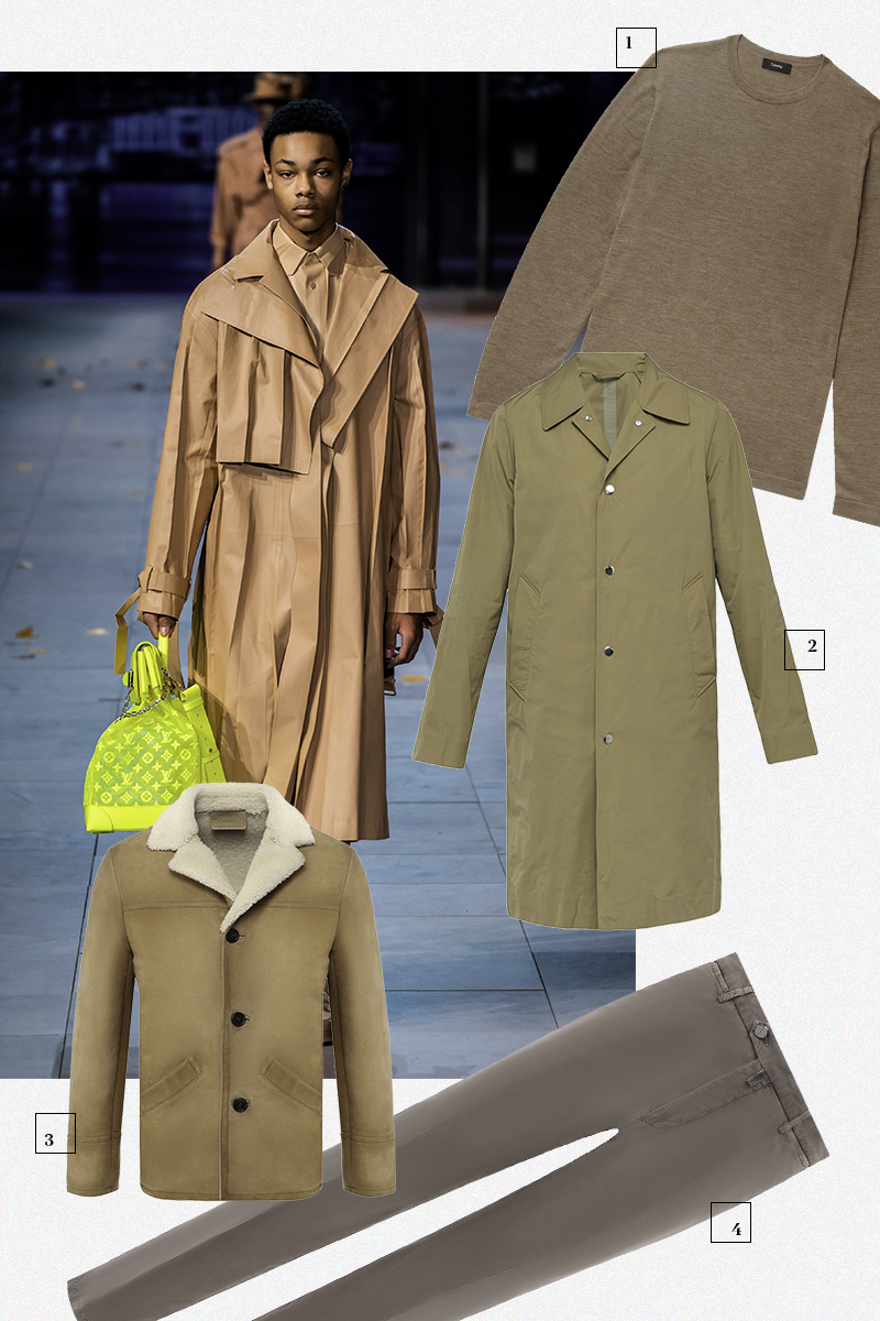 1) Theory (Mr. Porter), 17 859 руб.
2) Salle Privée (Matches Fashion), 49 805 руб.
3) Prada (ЦУМ), 369 000 руб.
4) Kiton (Третьяковский проезд), 67 600 руб.