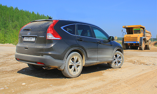 В песочнице. Тест-драйв Honda CR-V