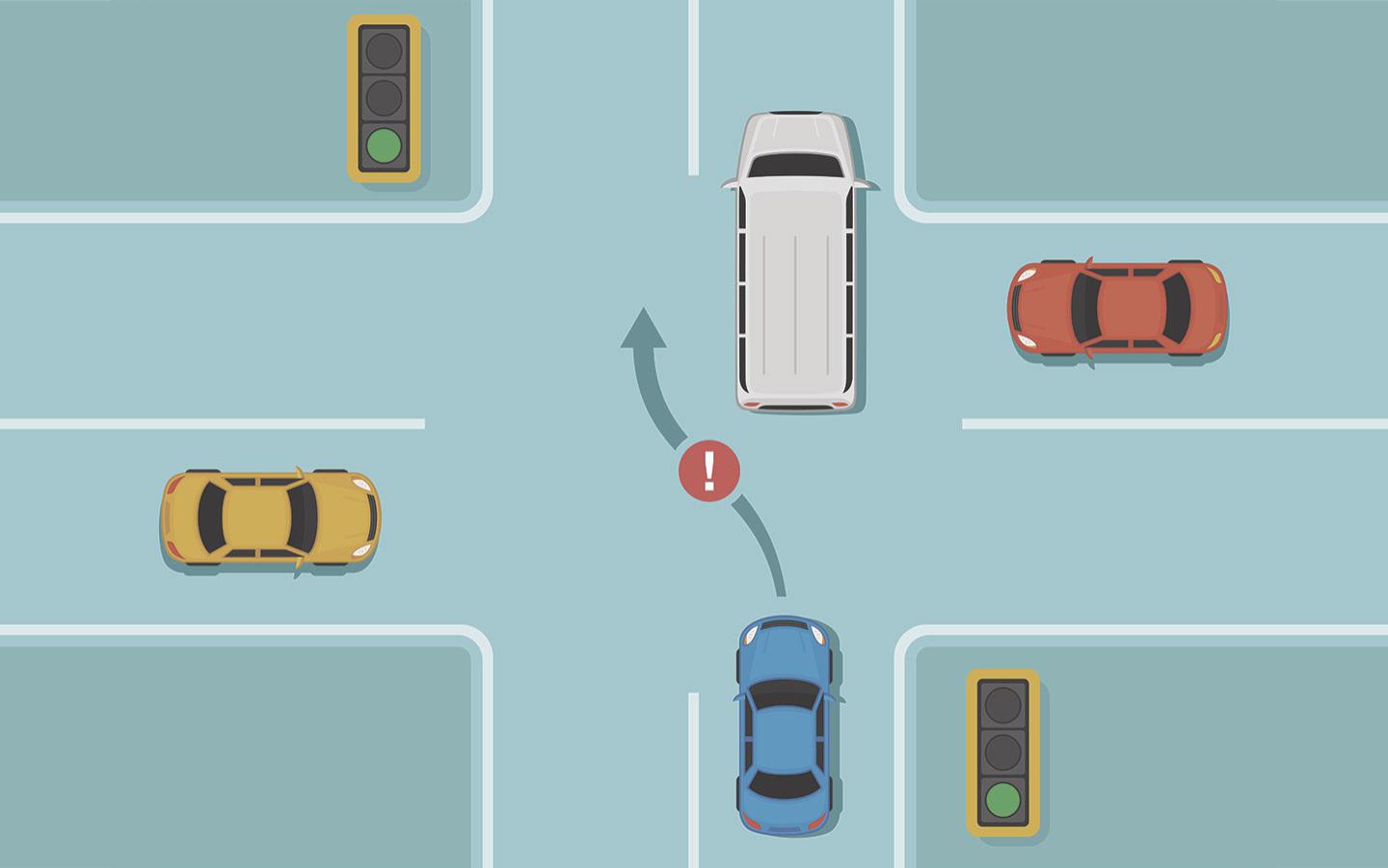 Когда обгон считается опережением и когда можно обгонять на перекрестке ...