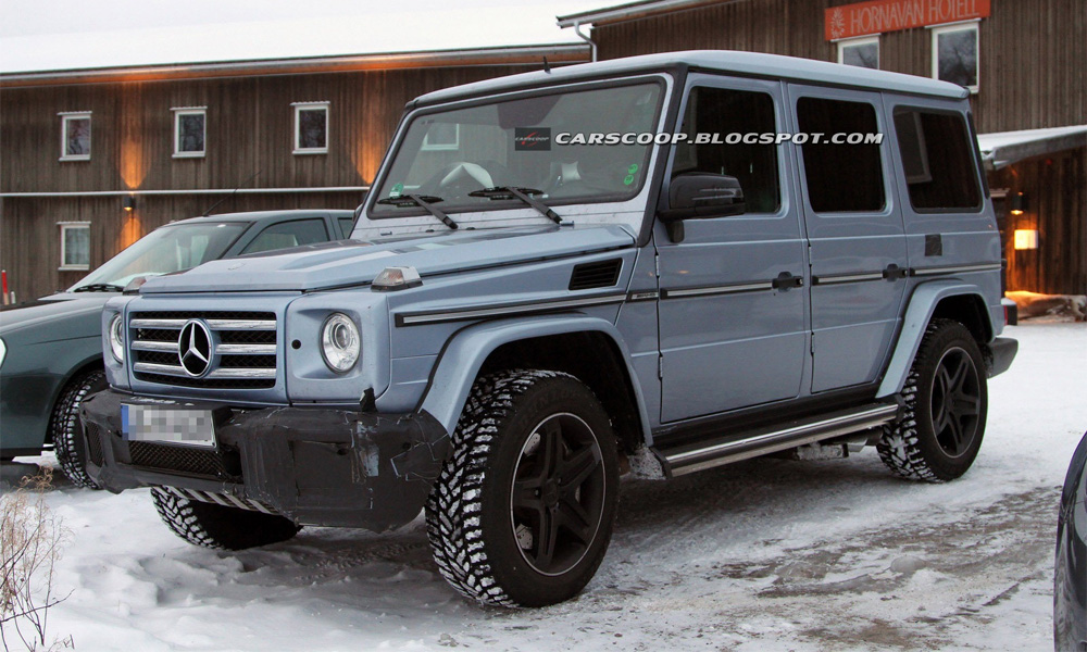 В интернете появились шпионские фото «заряженного» Mercedes-Benz G-Wagen от AMG