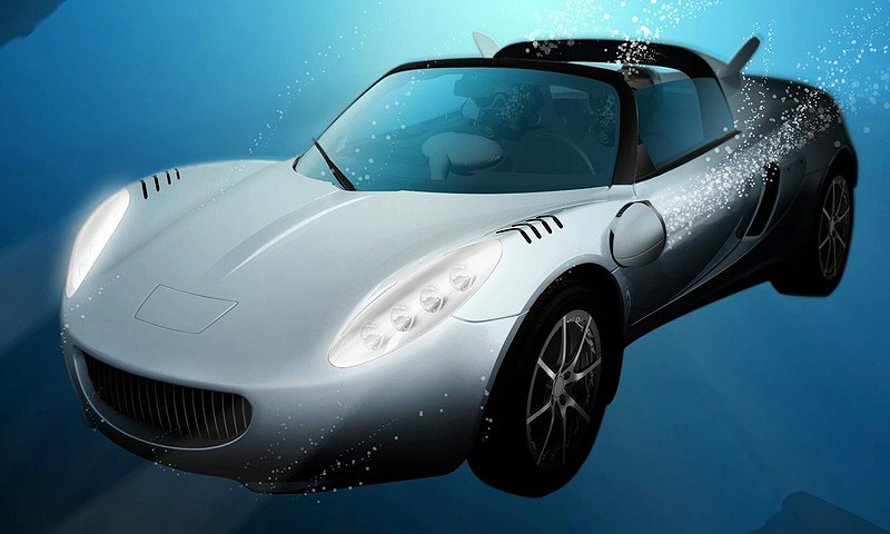 Rinspeed создал первый в мире автомобиль-субмарину