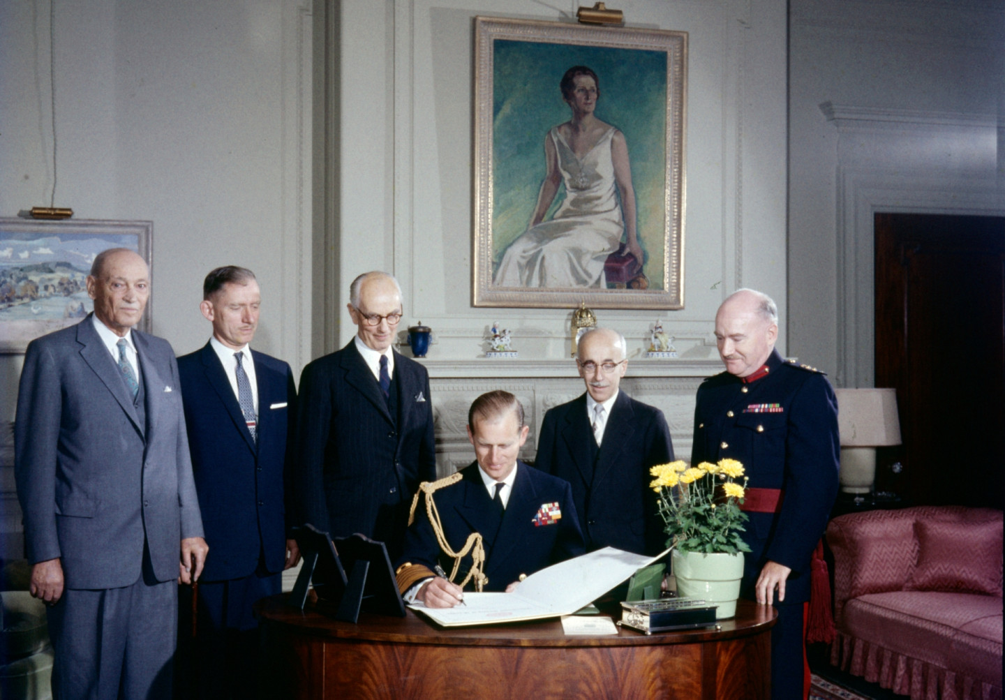 Визит принца Филиппа в Королевское общество Канады, 14 октября 1957 года