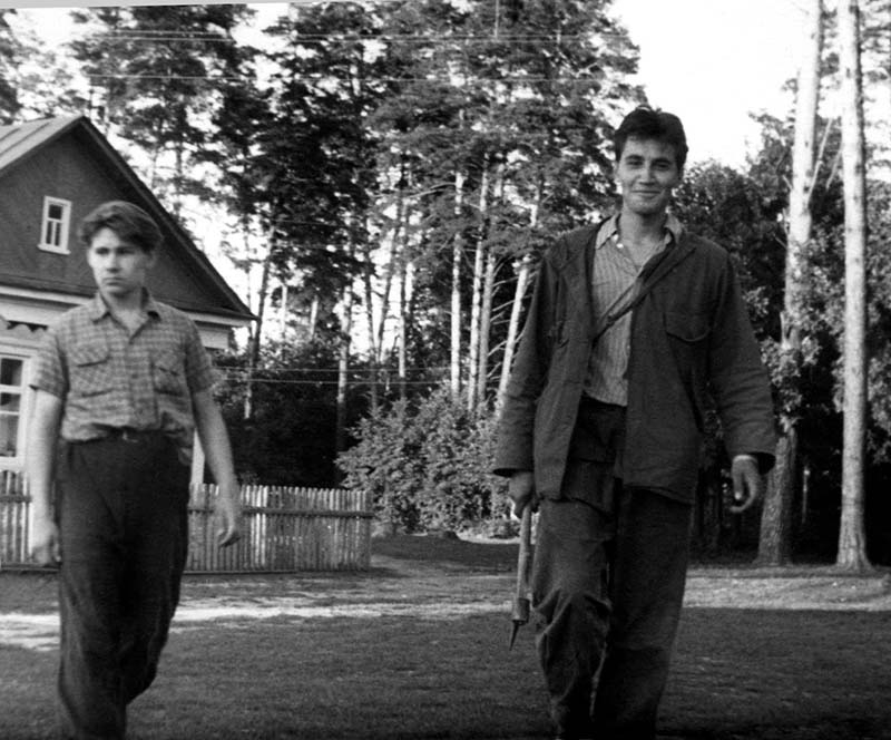 Игорь Кузьмин и Николай Дроздов в экспедиции, 1 июня — 30 августа 1958