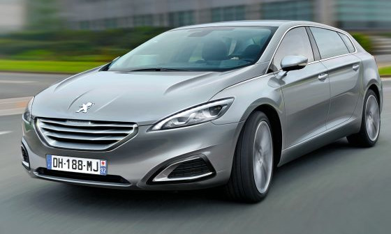 Флагман Peugeot станет конкурентом Mercedes R-Class и CLS Shooting Brake