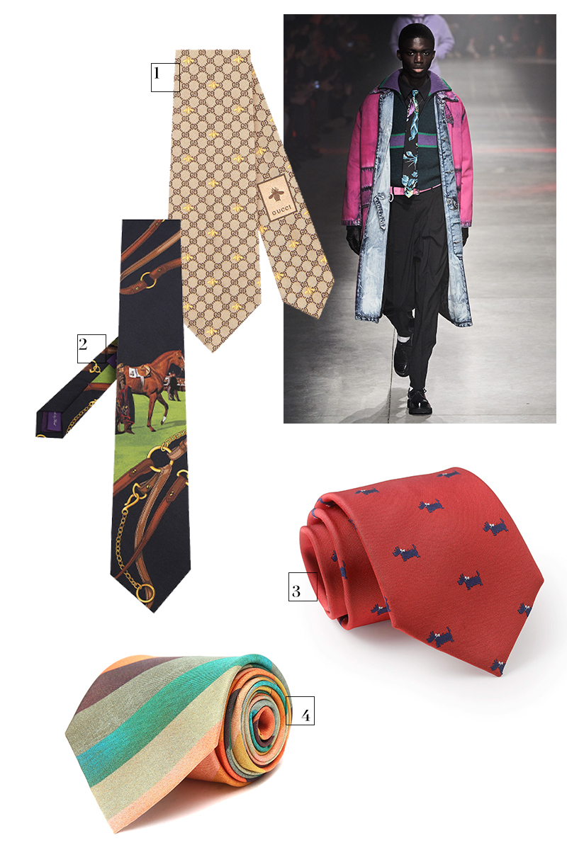 MSGM, осень-зима 2020/21
1. Gucci, 16 600 руб. (Gucci)
2. Ralph Lauren, 22 250 руб. (ЦУМ)
3. Savile Row Company, $19 c учетом скидки (savilerowco.com)
4. Paul Smith, 11 050 руб. (Paul Smith)
