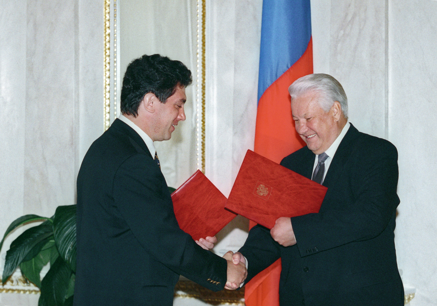 Борис Немцов и Борис Ельцин