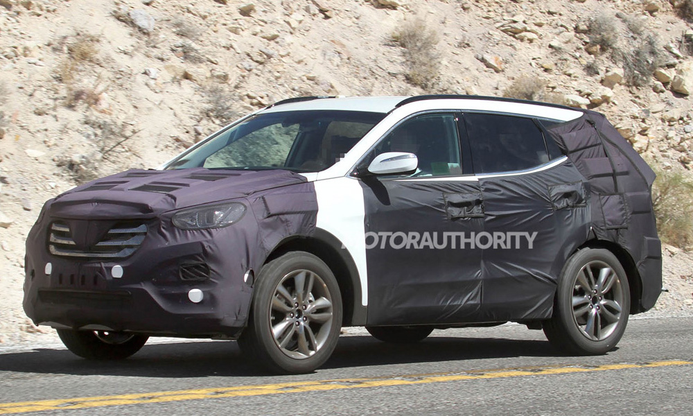 Hyundai тестирует новое поколение Santa Fe